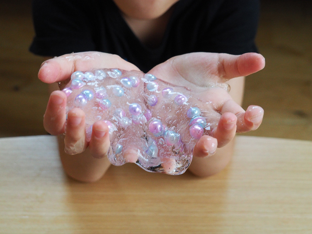 ビーズスライム│自由研究「いろいろなスライムづくり」