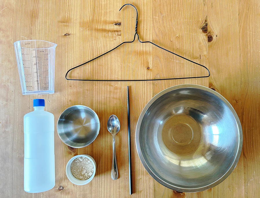 用意するもの│【自由研究】割れないシャボン玉