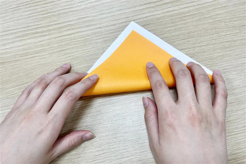 手順1：折り紙で作品づくりのポイント│【自由研究】折り紙で世界地図づくり