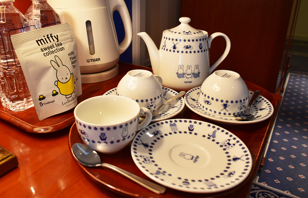ホテルアムステルダムのミッフィールーム「ハウステンボスオリジナルのヨーロッパ風カップ」/ハウステンボス（長崎県/佐世保市）