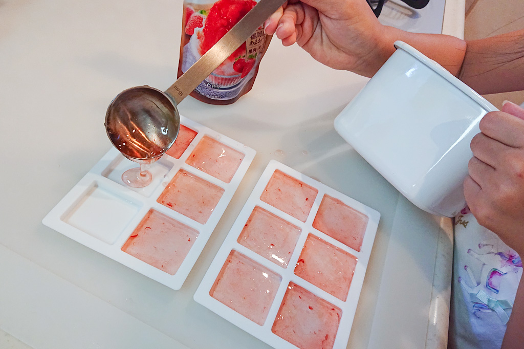 かき氷シロップを使った琥珀糖の作り方