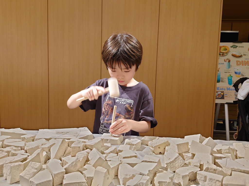 化石発掘ミッション/夏休み宿題フェスティバル in スカイガーデン(神奈川県/横浜市)