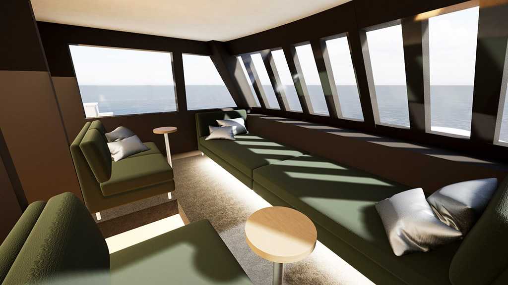 1階前方の特別室「金富士」/金波銀波（きんぱぎんぱ）