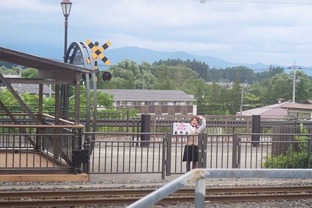 出発の下今市駅/夏旅におすすめ!「SL大樹」