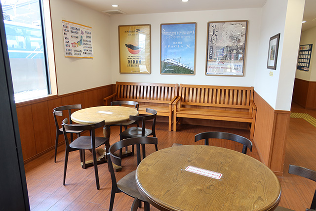 1階の休憩室/SL展示館(栃木県/日光市)