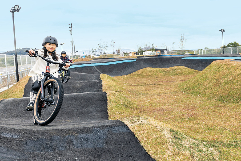 フリーバイクエリア/KakamigaharaわたしのPARK（木曽川前渡南公園）（岐阜県/各務原市）