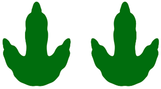 ティラノサウルス 足跡グラフィックイメージ/ランドマークプラザ・マークイズみなとみらい 恐竜祭り(神奈川県/横浜市)