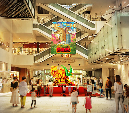 恐竜ねぶた イメージ/ランドマークプラザ・マークイズみなとみらい 恐竜祭り(神奈川県/横浜市)
