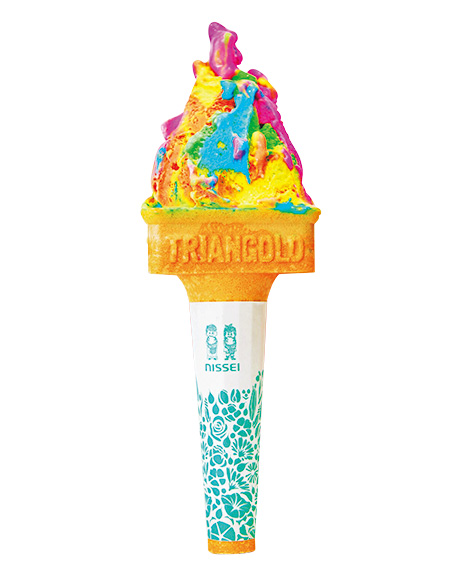 「Fontana Gelato」のカラフルジェラート（沖縄県）