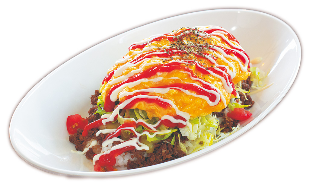 ふわトロ玉子がのったオムタコライス/美浜アメリカンビレッジ（沖縄県／北谷町）