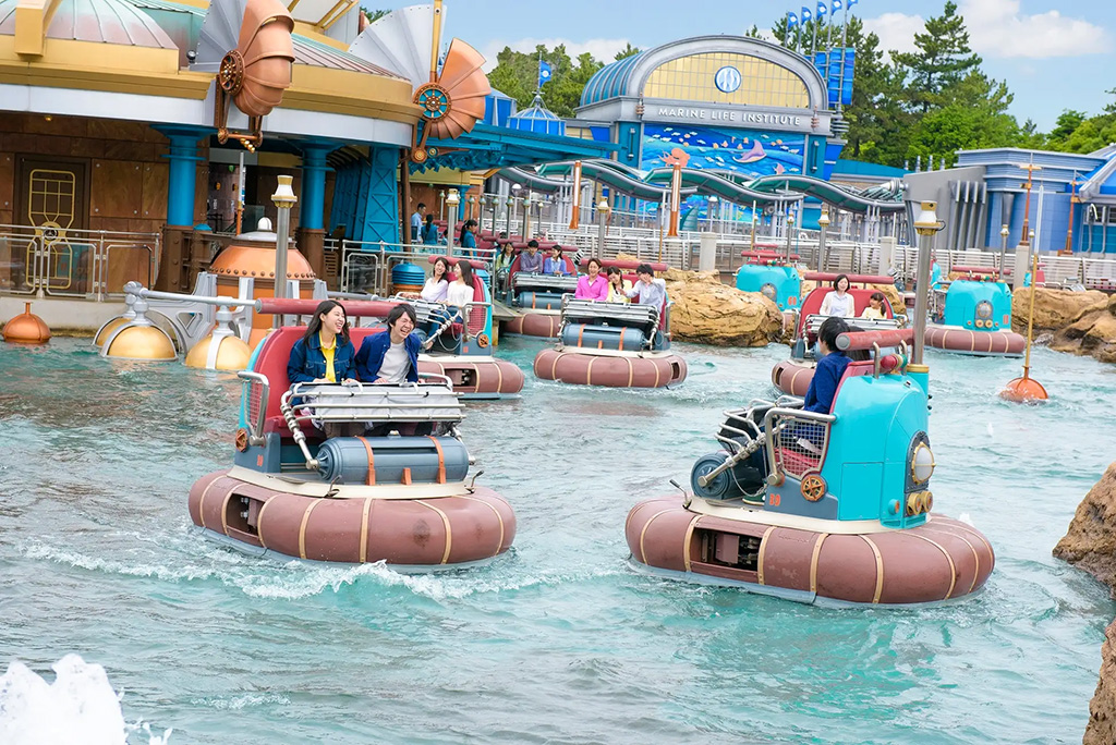 「アクアトピア“びしょ濡れ”バージョン」/東京ディズニーシー（千葉県/浦安市）