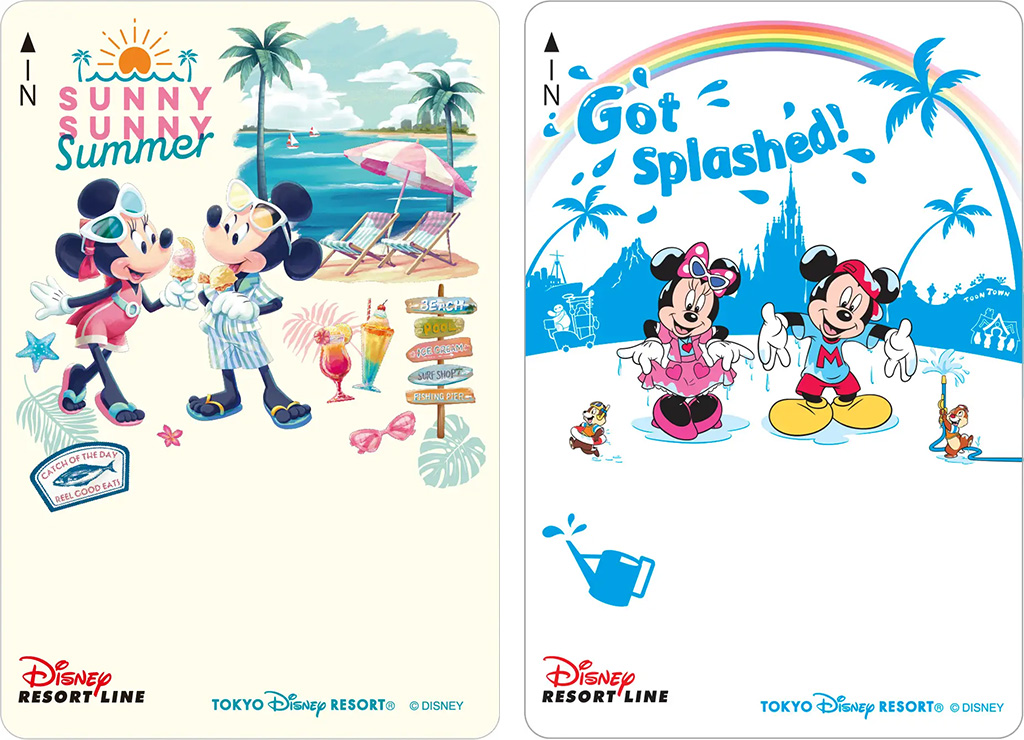 “SUNNY SUNNY Summer”デザインのフリーきっぷ/ディズニーリゾートライン（千葉県/浦安市）