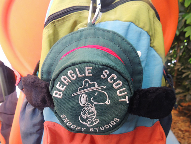 ビーグル・スカウトの帽子風ポーチ/ユニバーサル・スタジオ・ジャパン(大阪府/大阪市)