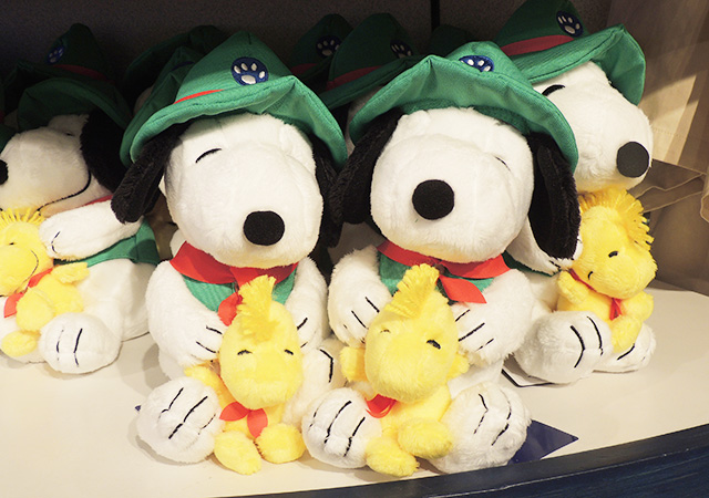 スヌーピーとウッドストックのぬいぐるみ/ユニバーサル・スタジオ・ジャパン(大阪府/大阪市)