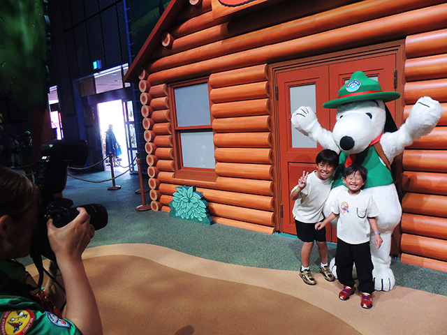 いろいろなポーズで写真を撮ってくれます/ユニバーサル・スタジオ・ジャパン(大阪府/大阪市)
