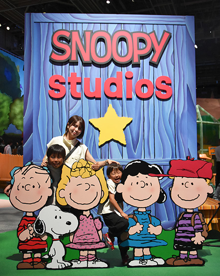 「スヌーピー・スタジオ」を代表するフォトスポット/ユニバーサル・スタジオ・ジャパン(大阪府/大阪市)