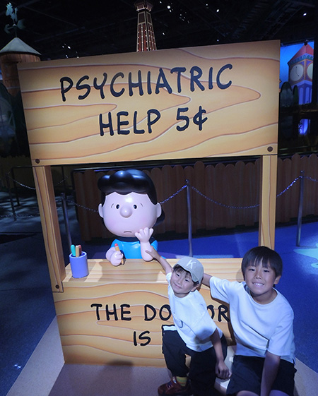 ルーシーが座っているフォトスポット/ユニバーサル・スタジオ・ジャパン(大阪府/大阪市)