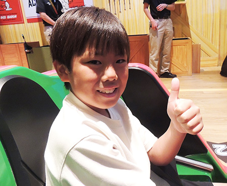 スヌーピーのフライング・エース・アドベンチャーに乗車/ユニバーサル・スタジオ・ジャパン(大阪府/大阪市)