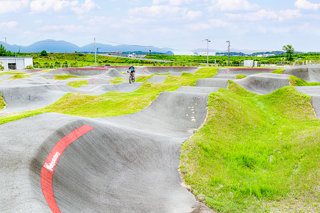 パンプトラック/釣師防災緑地公園(福島県/新地町)