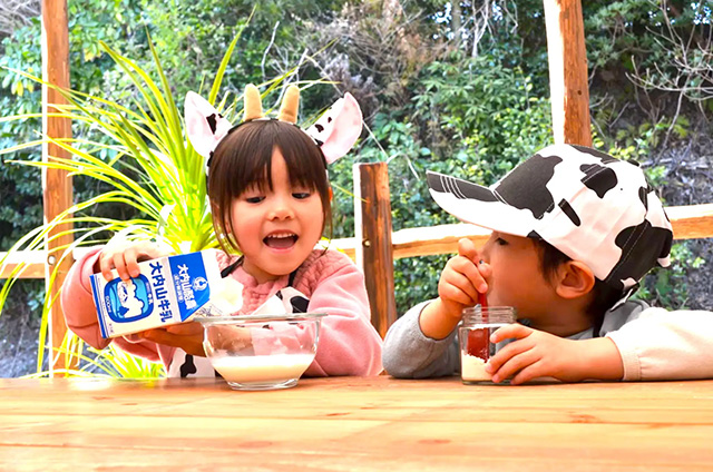 アイスクリーム作り体験