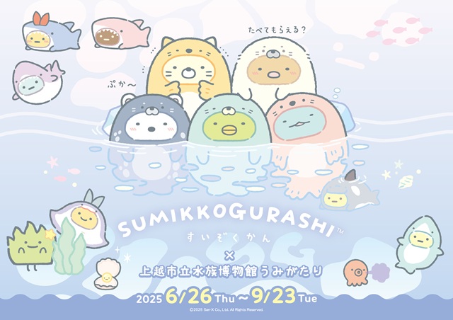 すみっコぐらしすいぞくかん × 上越市立水族博物館 うみがたり