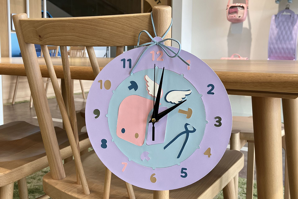 夏休みワークショップ「はねランド パズルCLOCK」/セイバン