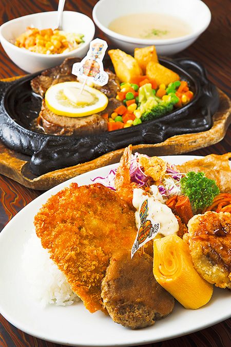 「ゴザAランチ選手権」でグランプリを獲得したメニュー/ドライブインレストラン ハワイ（沖縄県／本部町）