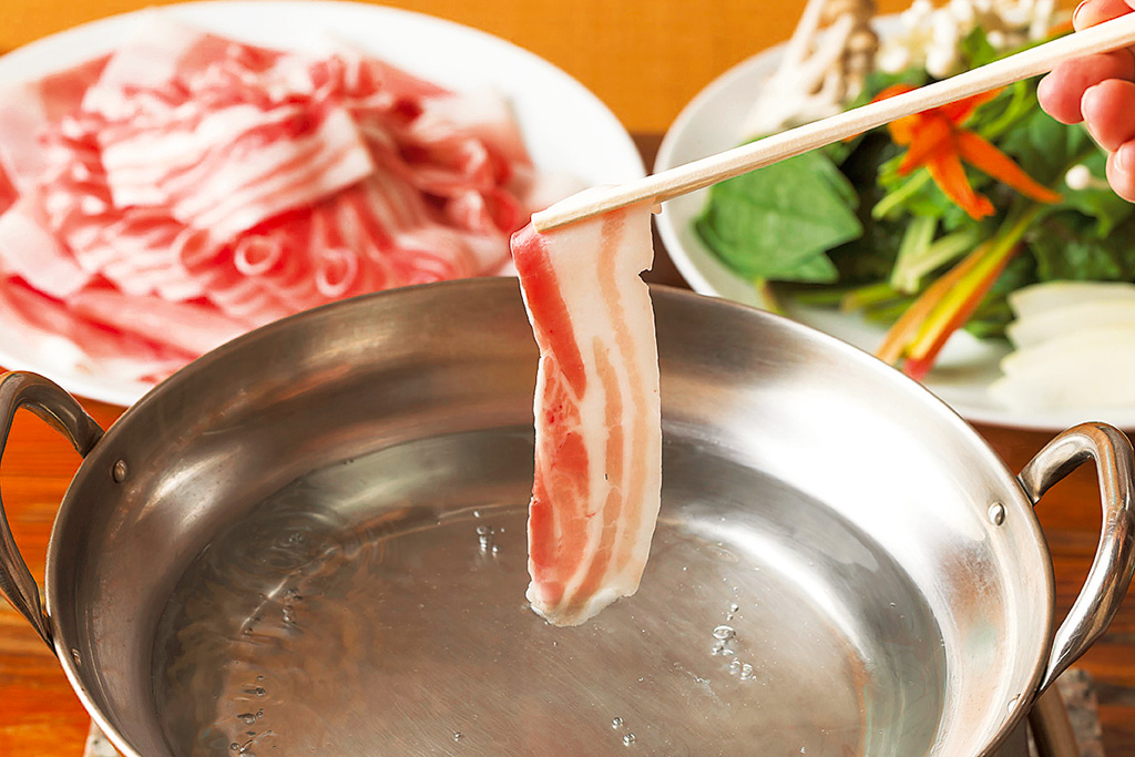 しゃぶしゃぶコース1人前/今帰仁アグー料理一式 長堂屋（沖縄県／今帰仁村）