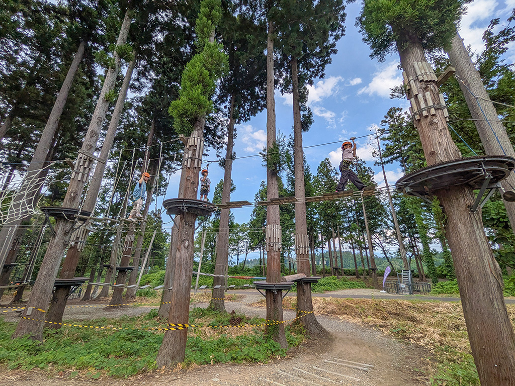 初級コースも後半は高くなる／ロッテアライリゾート（新潟県妙高市）