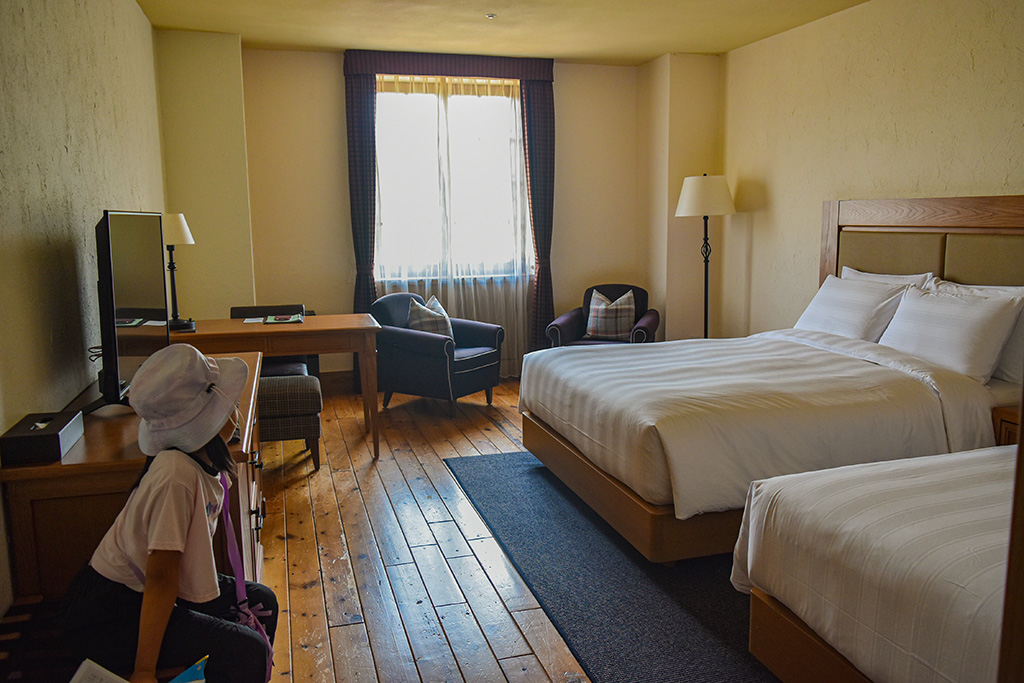 クラブ棟のデラックスファミリーツイン