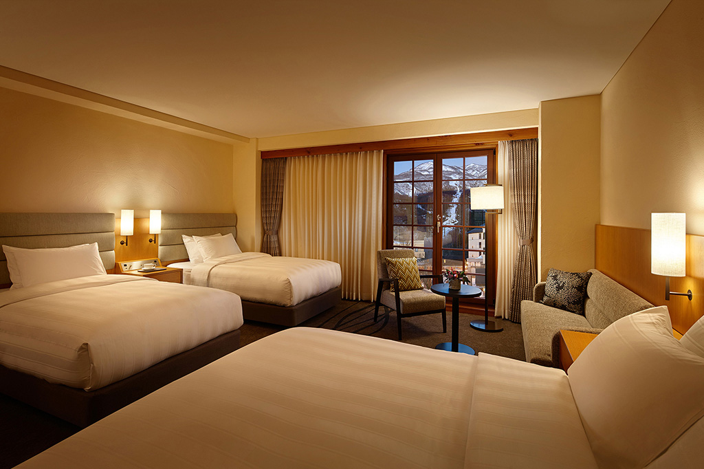 アライ棟のスーペリアファミリートリプル／ロッテアライリゾート（新潟県妙高市）
