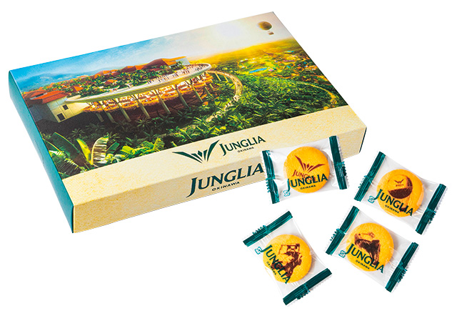 JUNGLIAプリントクッキー(18枚入り)/ジャングリア沖縄(沖縄県/今帰仁村)