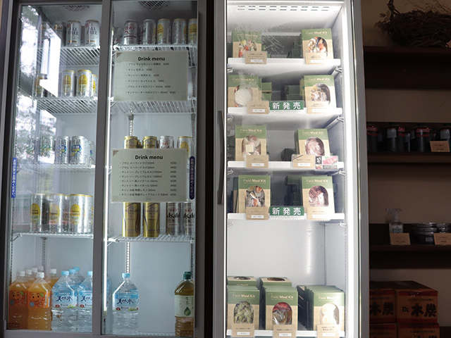 ドリンクやミールキットも手に入る／平成榛原こどものもり公園（奈良県宇陀市）