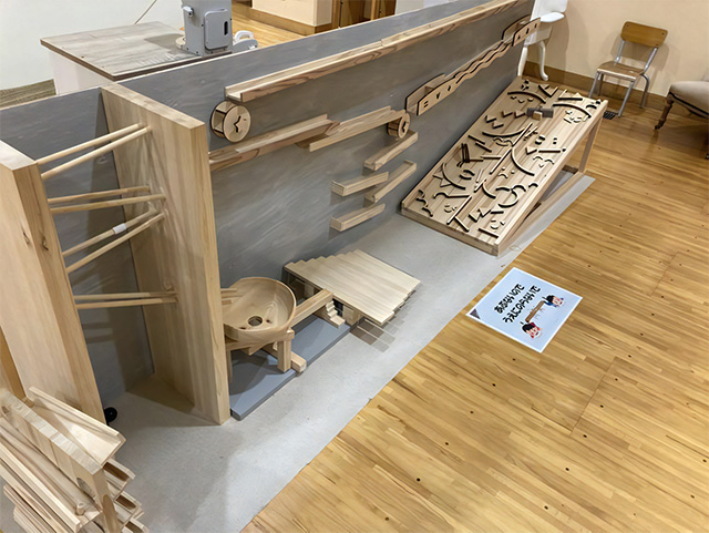 中学生の手による遊具／平成榛原こどものもり公園（奈良県宇陀市）