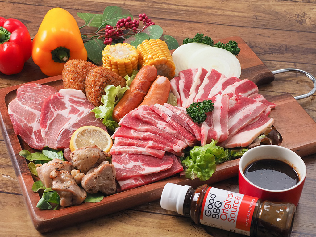 「オリジナルBBQセット」※写真は2人前/山田池公園(大阪府枚方市)