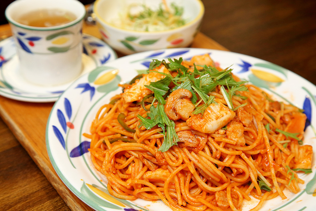 名物の大宮ナポリタン980円/伯爵邸(埼玉県/さいたま市)