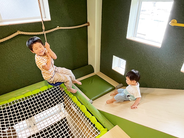 2階のアスレチック部屋│宿泊レポ/べスピハウス（東京都/杉並区）