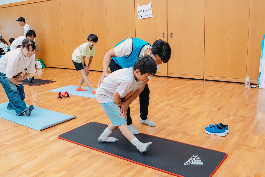 親子で楽しめるスポーツ体験ブース/スポーツ能力測定会