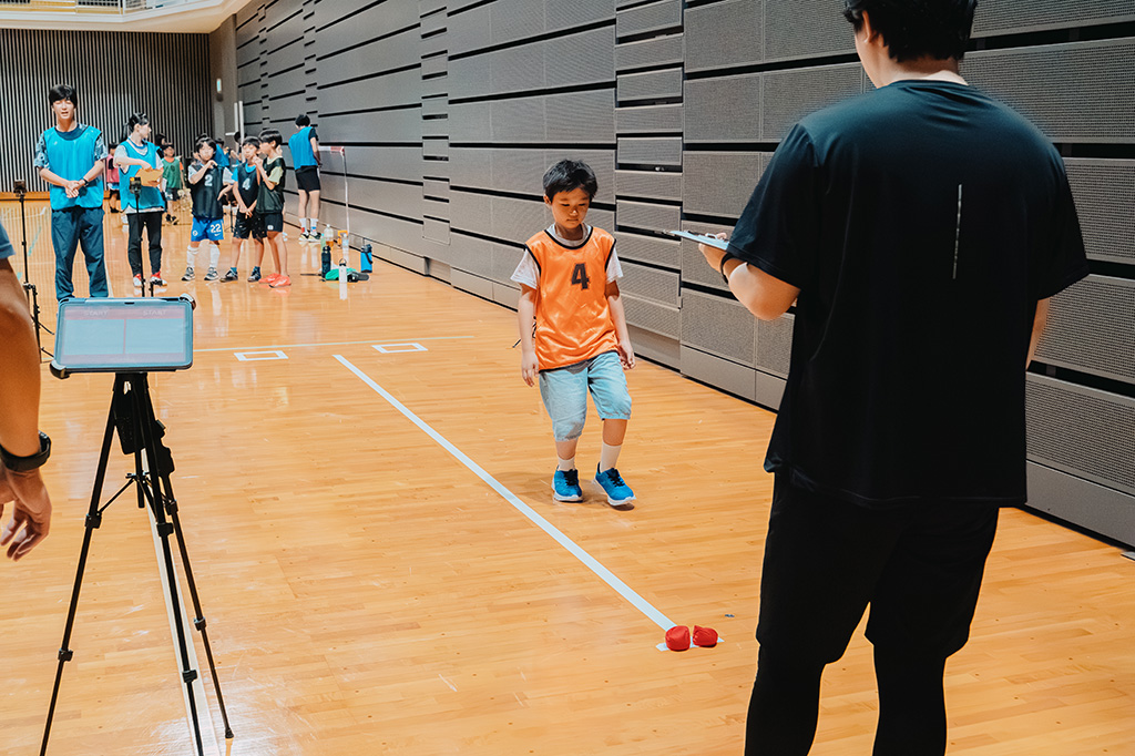 5-5ボール運び/スポーツ能力測定会