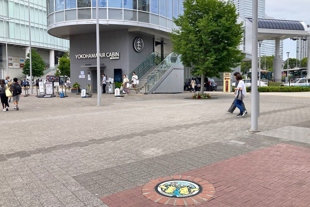 ピカチュウのポケふた/桜木町駅前広場(神奈川県/横浜市)