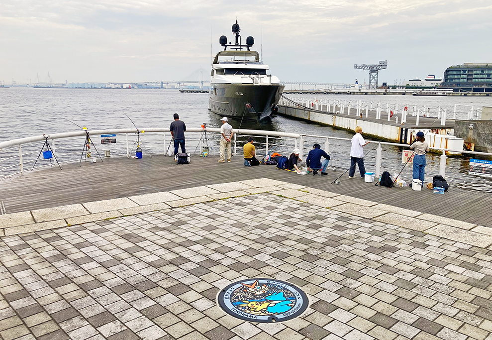 ピカチュウ・ビクティニ・ゴンべのポケふた/臨港パーク(神奈川県/横浜市)