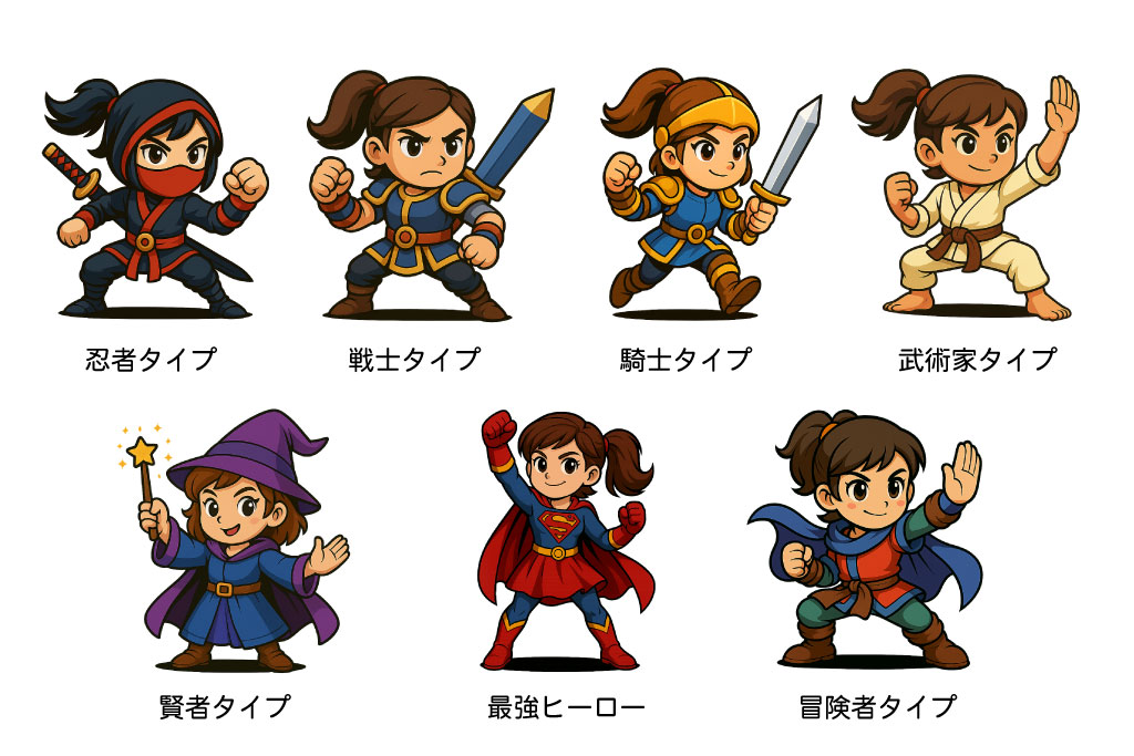 7種類の体力タイプ/スポーツ能力測定会