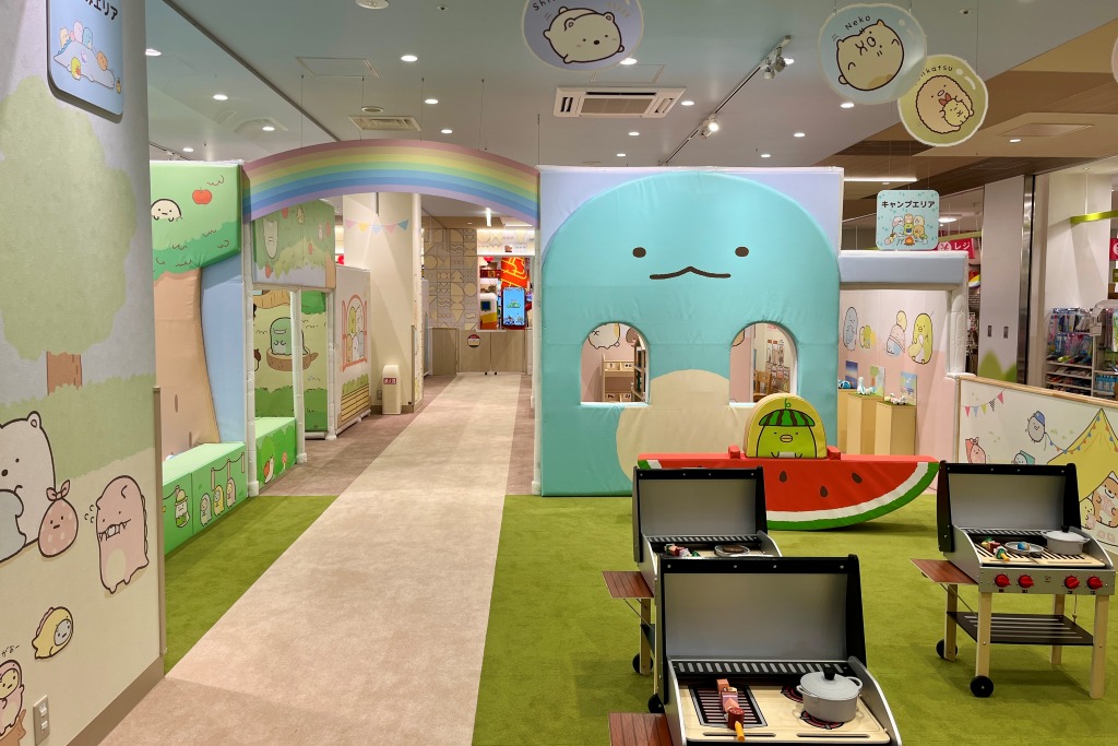 すみっコぐらしあそびスタジオ全体図/すみっコぐらしあそびスタジオマークイズ葛飾かなまち