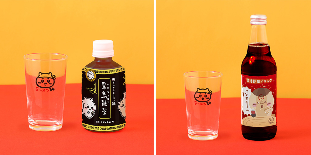黒烏龍茶、禁酒期間ドリンク（コーラ）/ちいかわラーメン 豚（東京都/渋谷区）