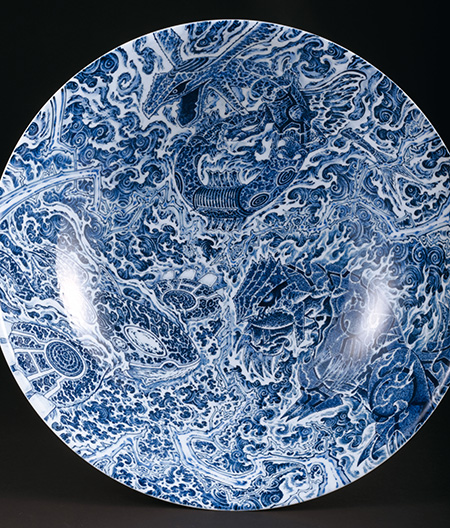 葉山有樹《超古代ポケモン玉盌》│「ポケモン×工芸展-美とわざの大発見-」長崎会場/長崎歴史文化博物館(長崎市)