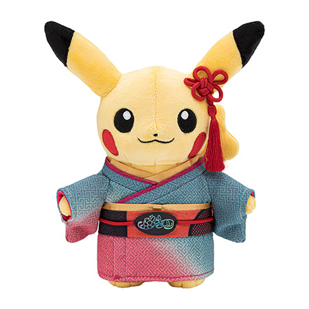 ぬいぐるみ ポケモン×工芸展のピカチュウ│「ポケモン×工芸展-美とわざの大発見-」長崎会場/長崎歴史文化博物館(長崎市)