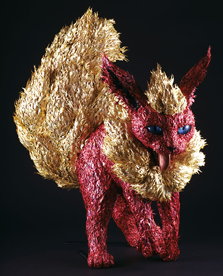 吉田泰一郎 《ブースター》│「ポケモン×工芸展-美とわざの大発見-」長崎会場/長崎歴史文化博物館(長崎市)