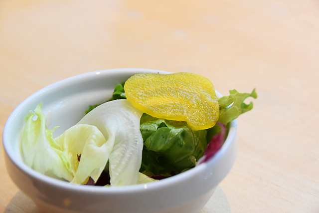 ザ・スヌーピーバーガーバスケットのサラダ/スヌーピーミュージアム（東京都/町田市）