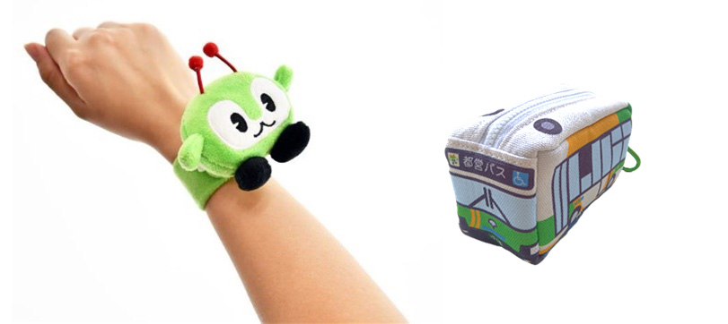 「みんくるパッチンバンド」みんくる二つ折りパスケース」/バスまつり2025 in大井競馬場（東京都/品川区）