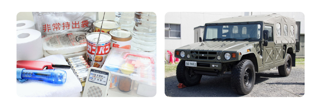 芝庭広場の「防災ストリート」/千代田区防災フェスタ（東京都/千代田区）